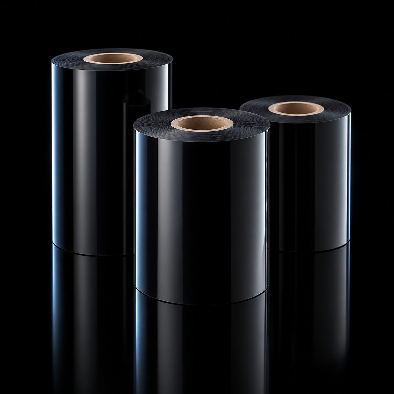 Rollos de ribbon para impresoras de transferencia térmica